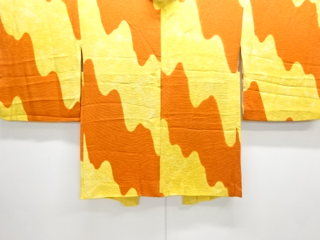 絞り壷垂れ模様羽織